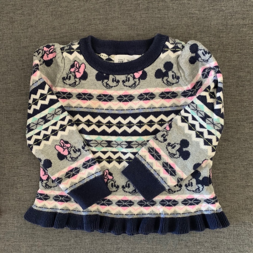 Baby Gap Minnie Mouse Sweater for Baby Girl